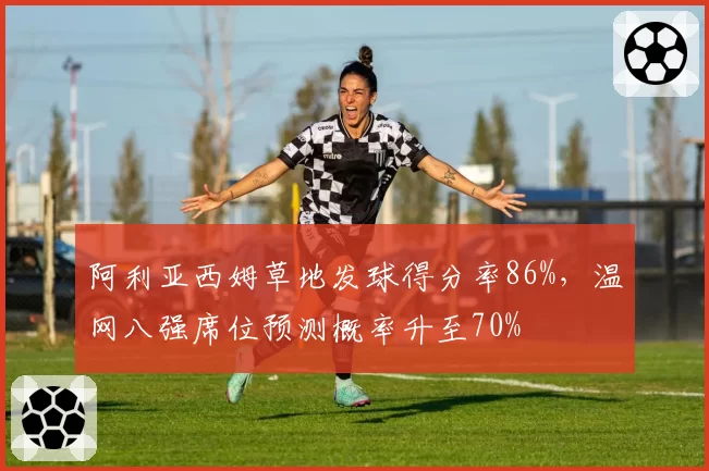 阿利亚西姆草地发球得分率86%,温网八强席位预测概率升至70%