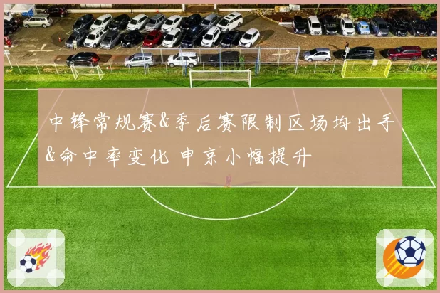 中锋常规赛&季后赛限制区场均出手&命中率变化 申京小幅提升